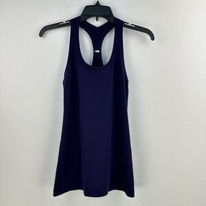 Lululemon Tank Top Womens Purple Racerback Scoop Neck Athleisure Sports Pullover